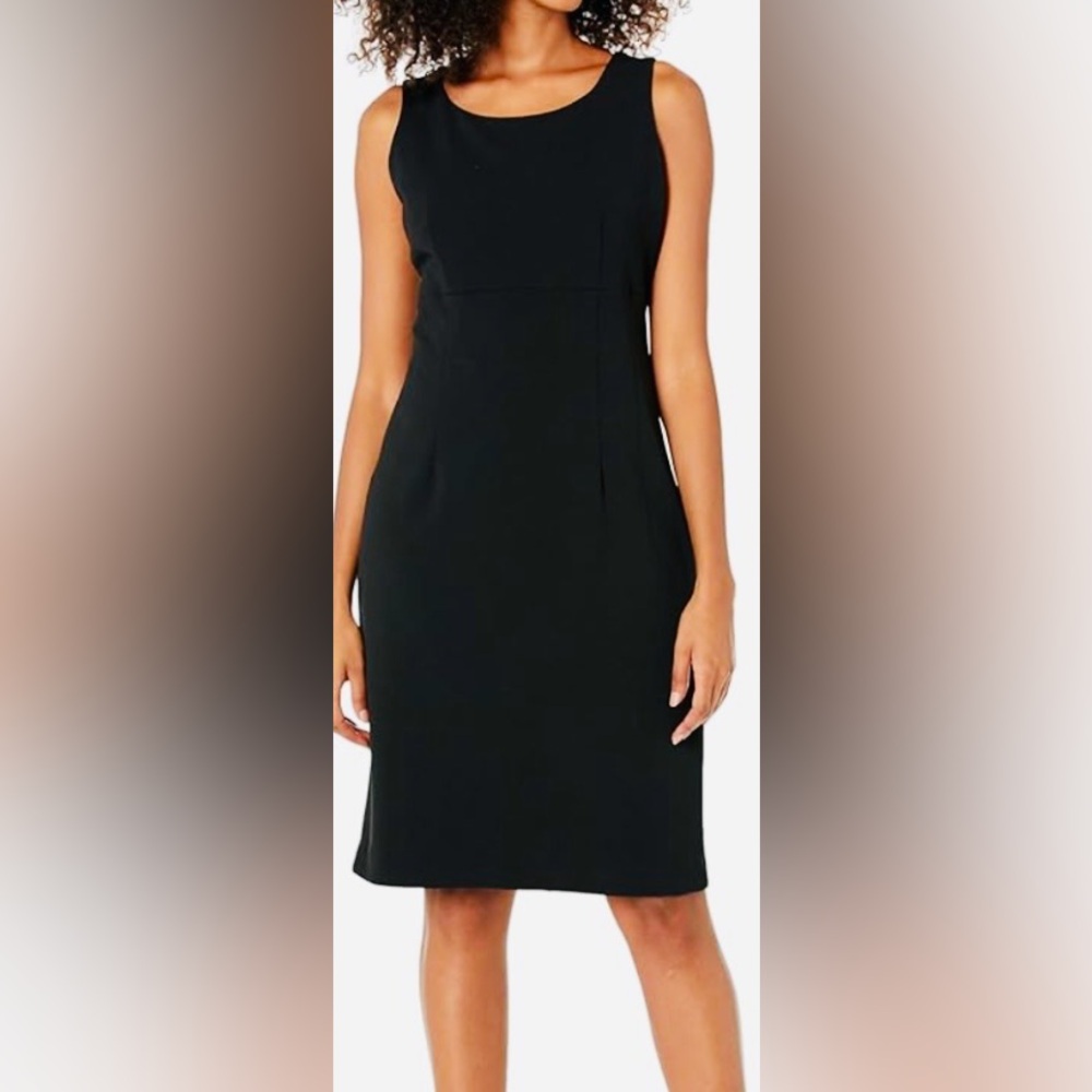 NIPON BOUTIQUE Classic Black Sheath Dress, Size 16W